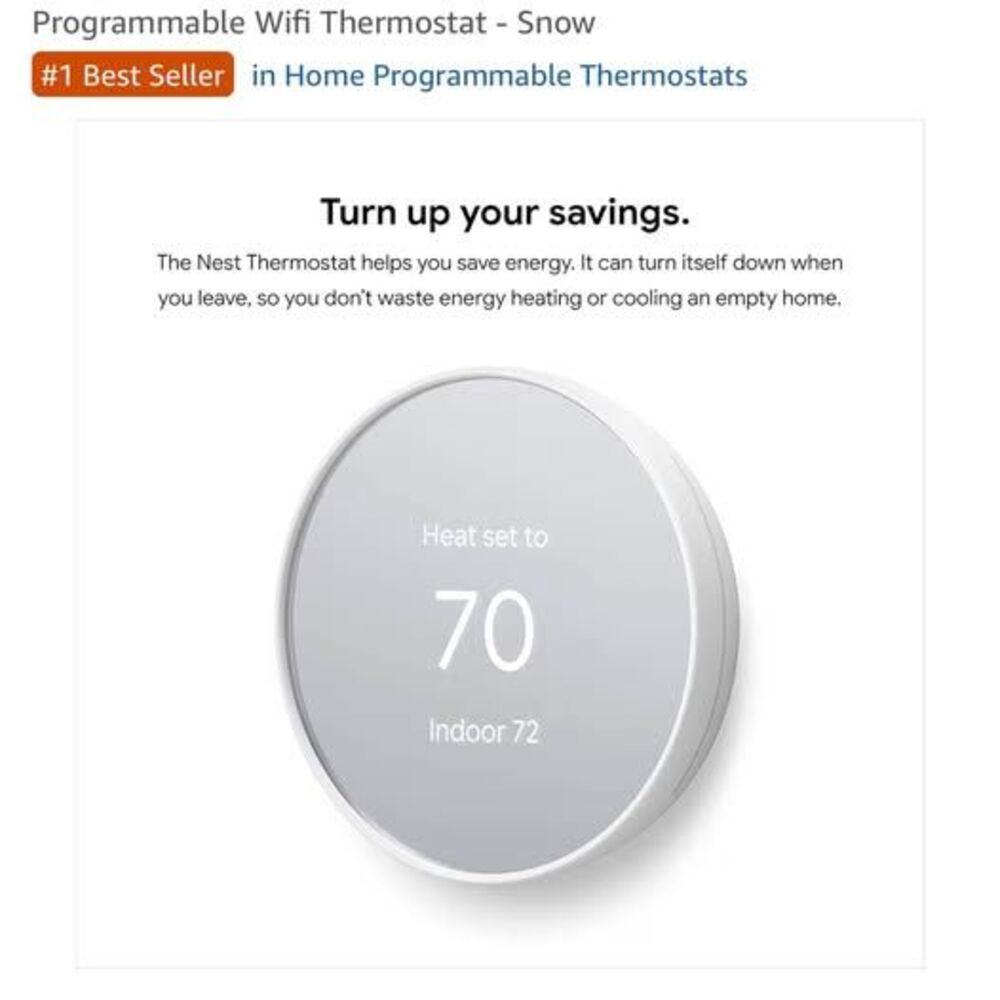 Google Nest Smart Thermostat